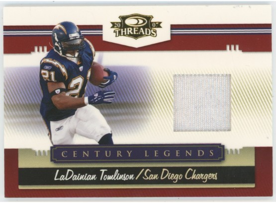 2007 Threads LaDainian Tomlinson Game Used Relic #/250