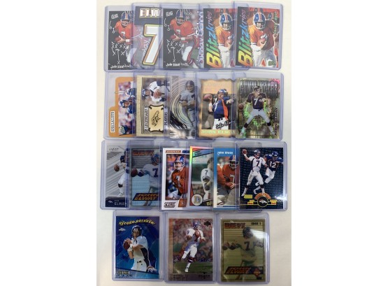 Large John Elway Lot With Inserts