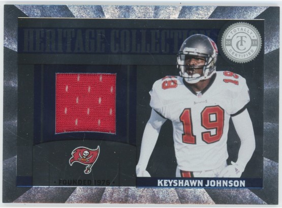 2012 Totally Certified Keyshawn Johnson Game Used Relic #/249