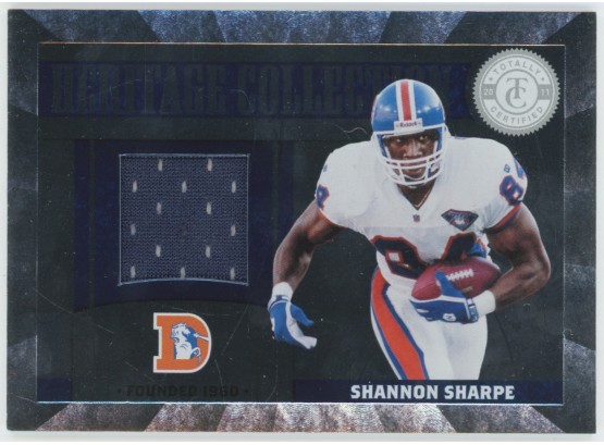 2012 Totally Certified Shannon Sharpe Game Used Relic #/249