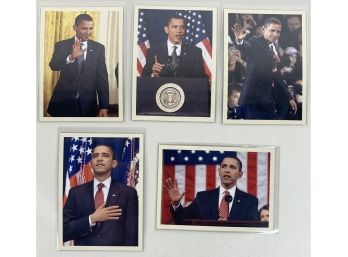 Lot Of (5) 2009 Philadelphia Barack Obama Cards