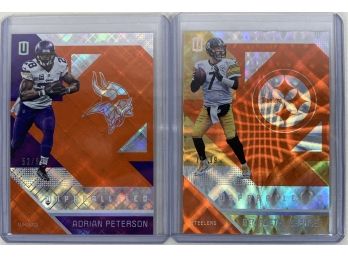 Lot Of (2) 2016 Unparalleled Orange Parallels #/99 AP And Big Ben