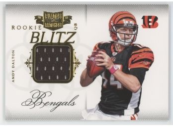 2011 Plates& Patches Andy Dalton Rookie Relic #/299