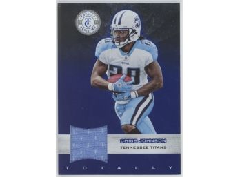 2012 Totally Certified Chris Johnson Game Worn Relic #/199