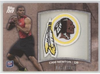 2011 Topps RR Cam Newton Rookie Manufactured Relic #/1074