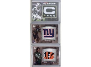 Lot Of (3) Football Commemorative Patch Relics