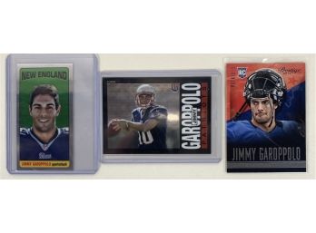 Lot Of (3) 2014 Jimmy Garoppolo Rookie Cards
