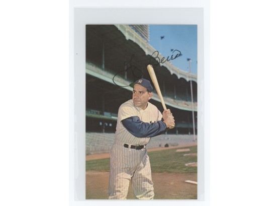 1964-66 Requena Yankees Yogi Berra Post Card
