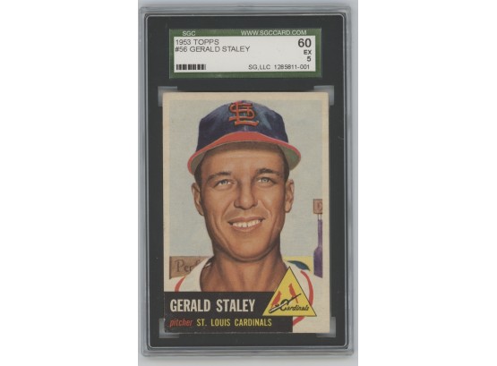 1953 Topps Gerald Staley SGC 5