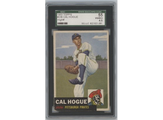 1953 Topps Cal Hogue SGC 4.5