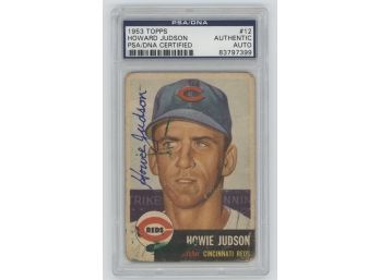 1953 Topps Howie Judson PSA DNA Authentic