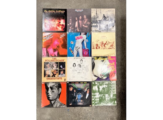 Estate Fresh Record Lot Including Rolling Stones, The Who, Steely Dan And More!