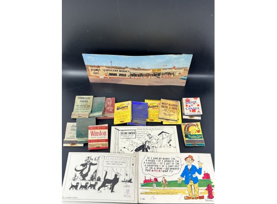 Vintage Travel Lot Including, Postcards And More!