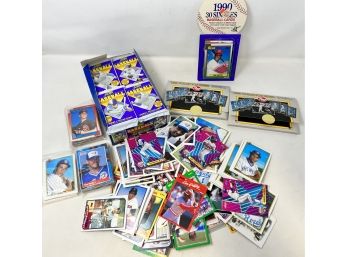 Estate Fresh Baseball Card Collection Including NOS Wax Pack Box