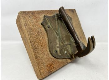 Antique Solid Bronze Hammer Carpenter Door Knocker