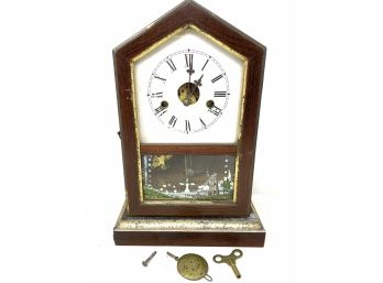 Antique New Haven Clock Company AS FOUND