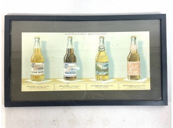 Framed Brewery Bottling Art - Echling