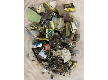 HUGE Lot Of Hardware, Screws And Misc. Toolroom Nuts Bolts And More!