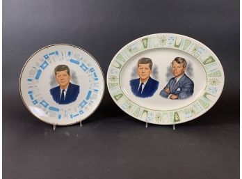 Vintage Mid Century Kennedy Decorative Plates