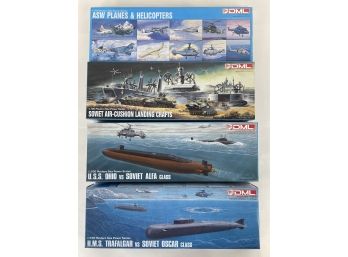 Lot Of 4 DML Military Model Kits New Old Stock