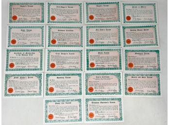 Collection Of Gag Gift Exhibit Cards - 1940s