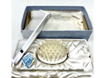 Children's Brush And Comb Set - In Original Box