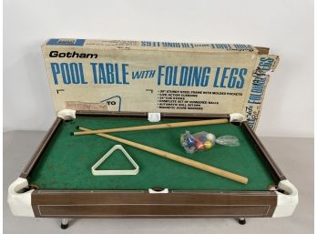 Vintage Gotham Pool Table In Original Box