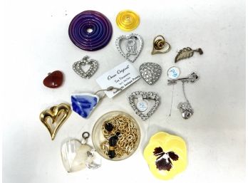 Costume Jewelry Lot 7 - Includes Pendants And More!