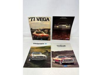 1970s Chevrolet Car Pamphlets - Dealer Brochures