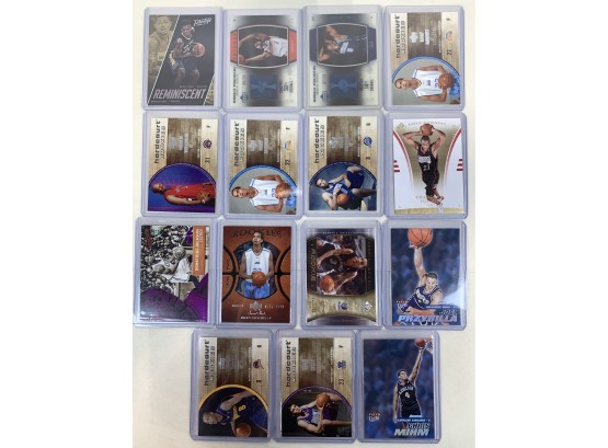 Lot Of (15) Serial Numbered Basketball Rookie Cards