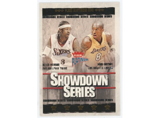 2003 Fleer Platinum Allen Iverson/ Kobe Bryant Showdown Series
