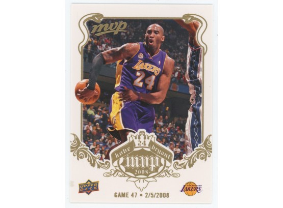 2008 Upper Deck MVP Kobe Bryant