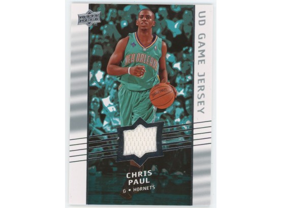 2008 UD Game Jersey Chris Paul Game Worn Relic