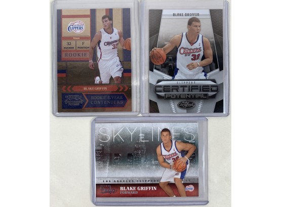 Lot Of (3) 2009-10 Blake Griffin Rookie Cards