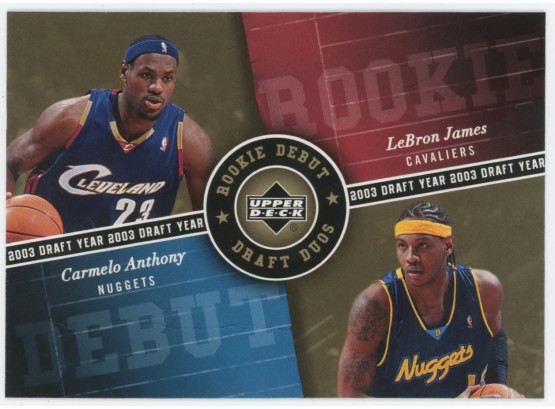 2006rookie Debut Draft Duos LeBron James/ Carmelo Anthony