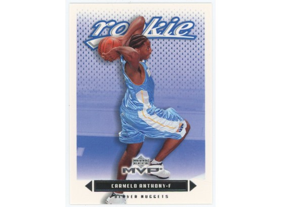 2003 Upper Deck MVP Carmelo Anthony Rookie