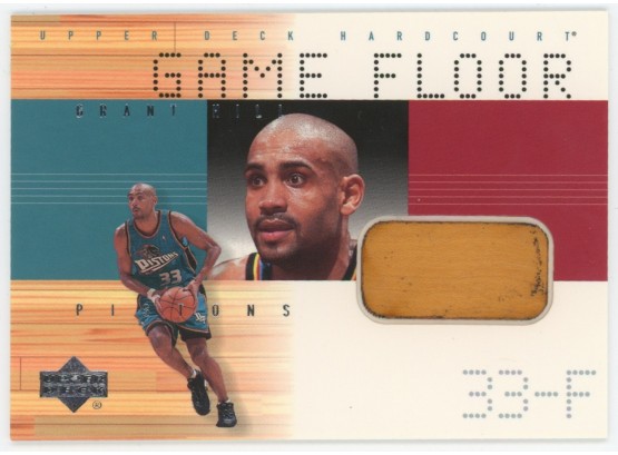 2000 UD Game Floor Grant Hill Game Used Relic