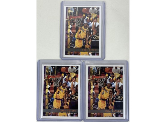 Lot Of (3) 1997 Topps Kobe Bryant Second Year Basketball Cards