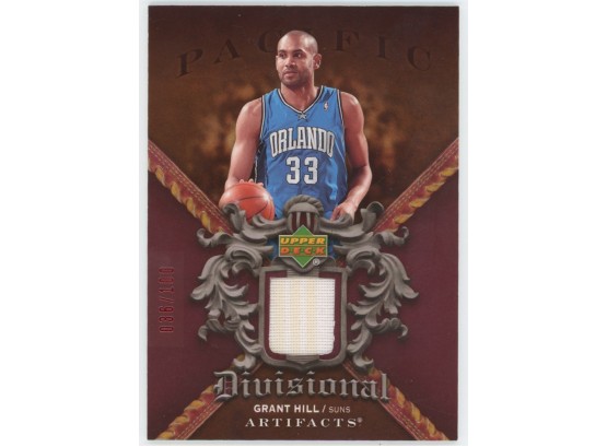 2007 Artifacts Grant Hill Game Worn Relic #/100