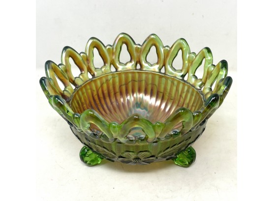Antique Carnival Glass Bowl