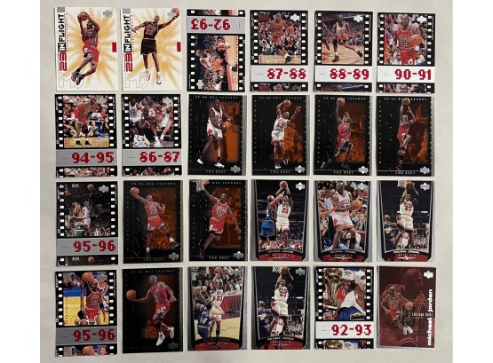 Huge Lot Of 24 Michael Jordan Cards  (1)