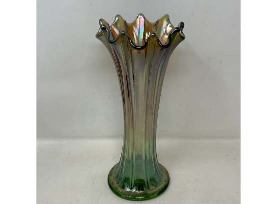 Carnival Glass Westmoreland Stretch Vase