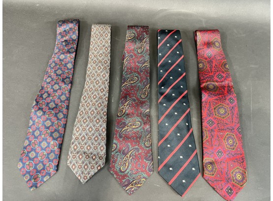 Collection Of Vintage Silk Ties - Burberry, Ralph Lauren And More!