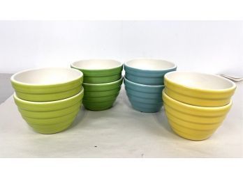 Crate And Barrel Multi Color Bowls