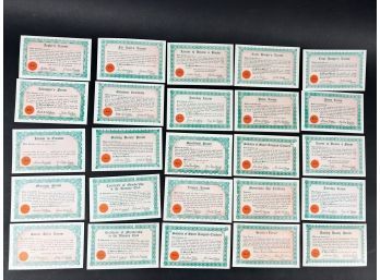 Lot Of Exhibit Cards - Licenses - Gag Gift Lot 3