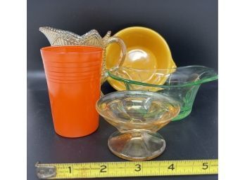 Collection Of Vintage Glassware