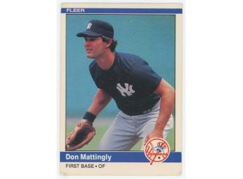 1984 Fleer Don Mattingly Rookie