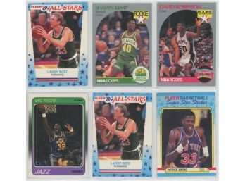 1988-90 Fleer/ Hoops Basketball Rookie, Sticker& Star Lot
