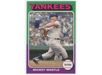 2011 Topps Lineage 1975 Mini Mickey Mantle