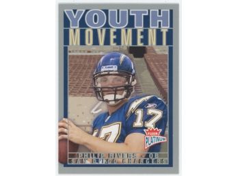2004 Fleer Platinum Youth Movement Philip Rivers Rookie Insert